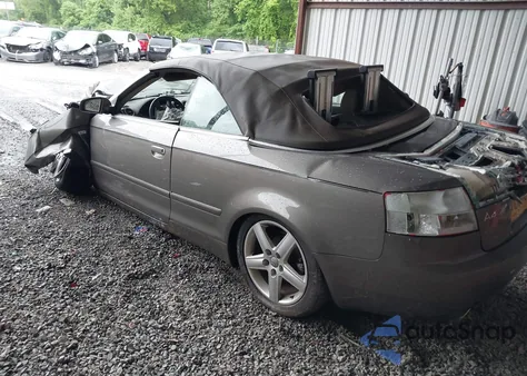 2003 Audi A4 3.0 from USA, damaged, VIN WAUAT48HX3K017357